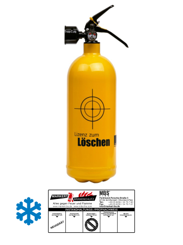 Jockel F2JM 5 Designfeuerlöscher wiederbefüllbar, 2L, EN3